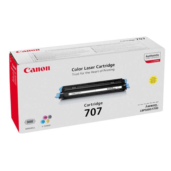 Canon CRG707 Orjinal Sarı Toneri