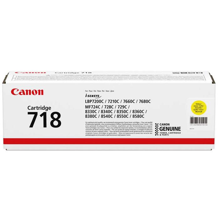 Canon CRG718 Orjinal Sarı Toneri