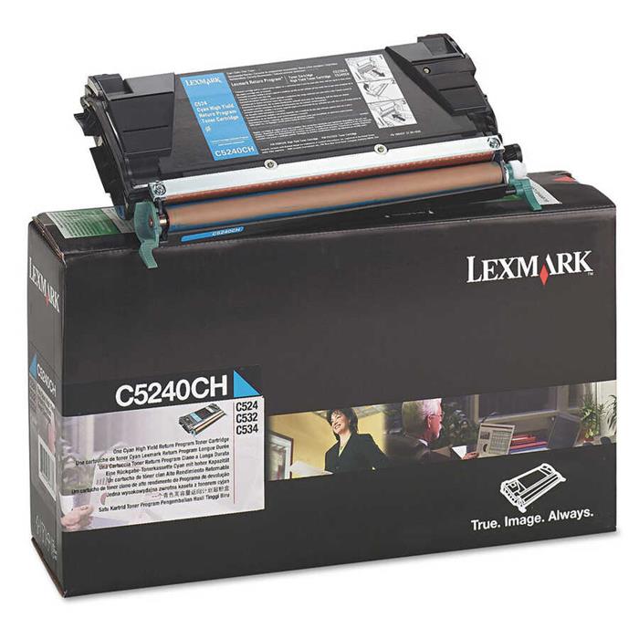 Lexmark C5240CH-C524 Mavi Orjinal Toneri Y.K.