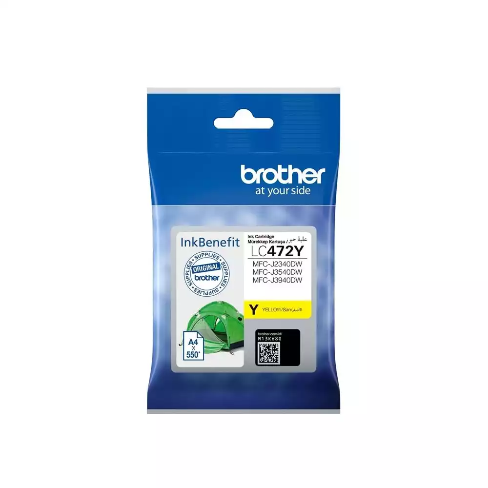 Brother LC472 Orjinal Sarı Kartuşu