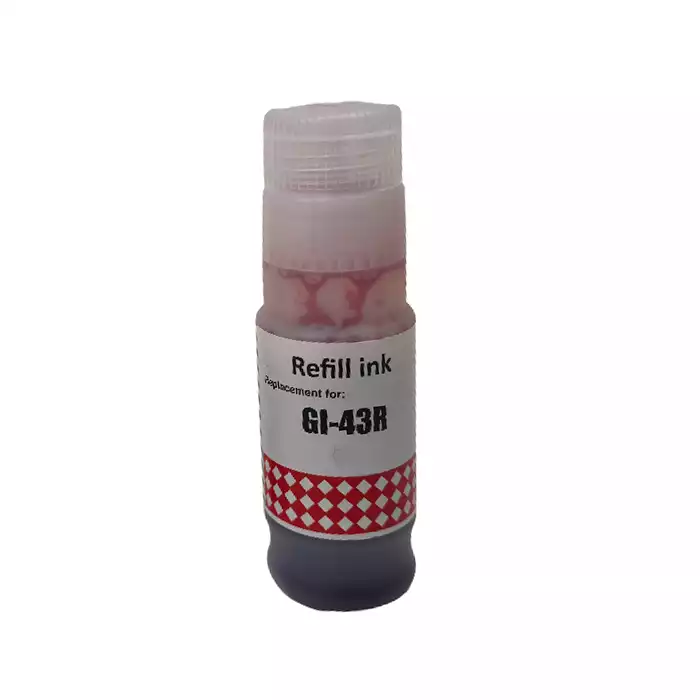 Canon GI-43 Muadil Red-Kırmızı Mürekkep 60ML