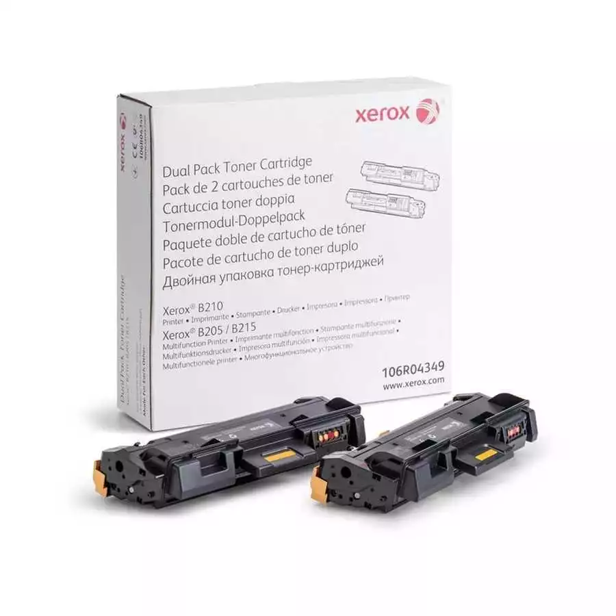 Xerox B205-B210-106R04349 Orjinal Toneri İkili Paketi